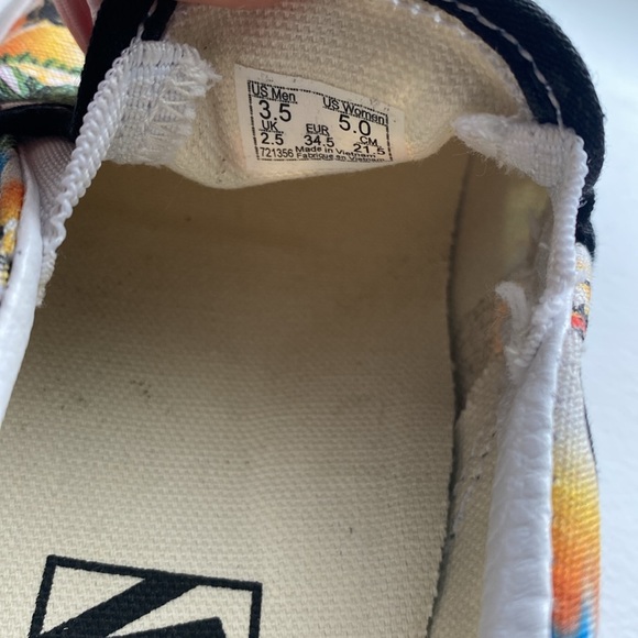 Vans Classic Slip On 🌊🌴Aloha🌴🌊Size 5 - Picture 7 of 8